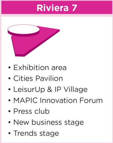Principal features of Riviera 7